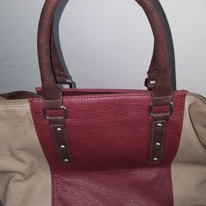plum handbag